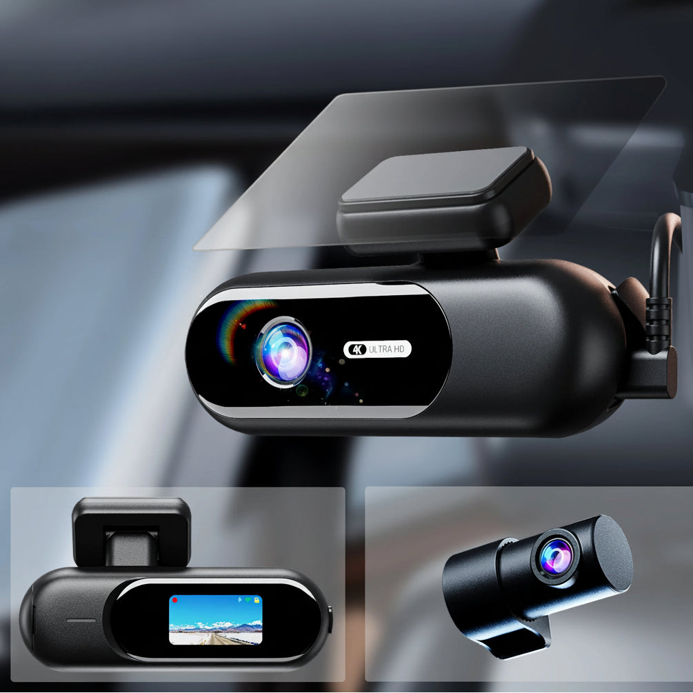 4K Dual Dash Cam – Camera with Night Vision & WiFi