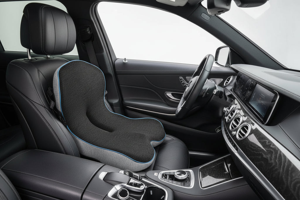 Ergonomic Car Seat Cushion – Memory Foam Comfort & Pressure Relief